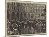 The Liverpool Exchange, a Sketch on the Flags-Henry Woods-Mounted Giclee Print