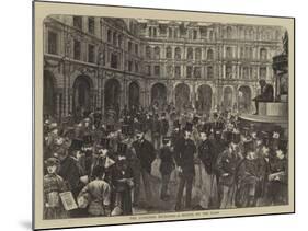 The Liverpool Exchange, a Sketch on the Flags-Henry Woods-Mounted Giclee Print