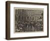 The Liverpool Exchange, a Sketch on the Flags-Henry Woods-Framed Giclee Print