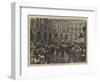 The Liverpool Exchange, a Sketch on the Flags-Henry Woods-Framed Giclee Print