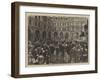 The Liverpool Exchange, a Sketch on the Flags-Henry Woods-Framed Giclee Print