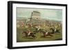 The Liverpool Grand National Steeplechase - Coming In, Published 1872-Charles Hunt and Son-Framed Premium Giclee Print