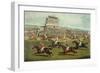 The Liverpool Grand National Steeplechase - Coming In, Published 1872-Charles Hunt and Son-Framed Premium Giclee Print