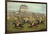 The Liverpool Grand National Steeplechase - Coming In, Published 1872-Charles Hunt and Son-Framed Giclee Print