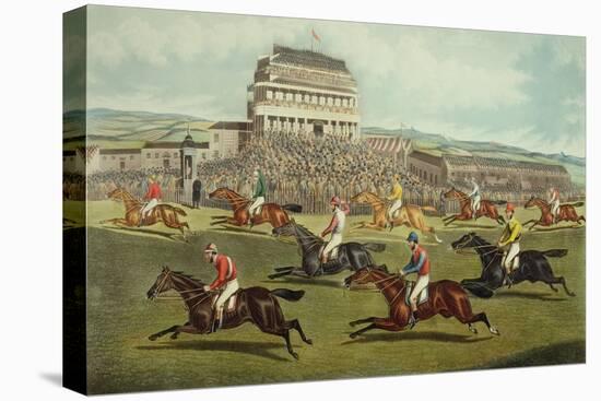 The Liverpool Grand National Steeplechase - Coming In, Published 1872-Charles Hunt and Son-Stretched Canvas