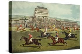 The Liverpool Grand National Steeplechase - Coming In, Published 1872-Charles Hunt and Son-Stretched Canvas