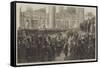 The Liverpool Press Guard (80th Lancashire Rifle Volunteers) Taking the Oaths in St George's Hall-Frederick John Skill-Framed Stretched Canvas