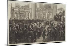 The Liverpool Press Guard (80th Lancashire Rifle Volunteers) Taking the Oaths in St George's Hall-Frederick John Skill-Mounted Giclee Print