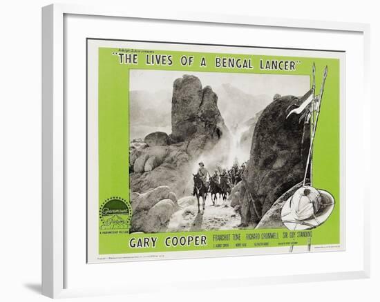 The Lives of a Bengal Lancer, 1935-null-Framed Art Print