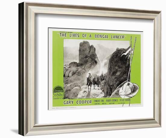 The Lives of a Bengal Lancer, 1935-null-Framed Art Print