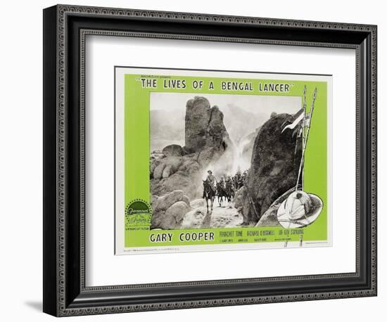 The Lives of a Bengal Lancer, 1935-null-Framed Art Print