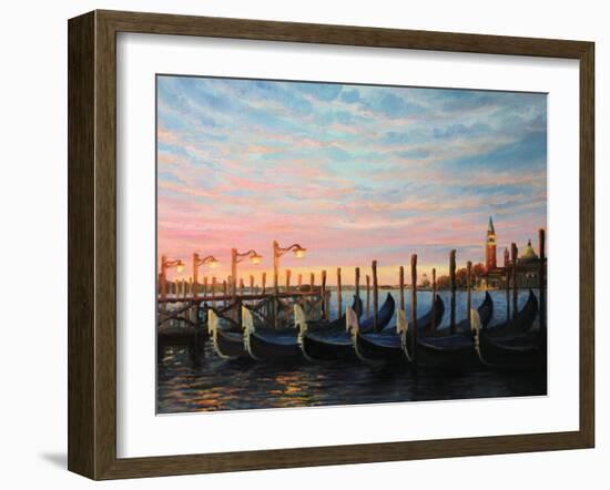 The Living Flame Of The Day-kirilstanchev-Framed Art Print