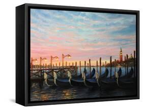 The Living Flame Of The Day-kirilstanchev-Framed Stretched Canvas