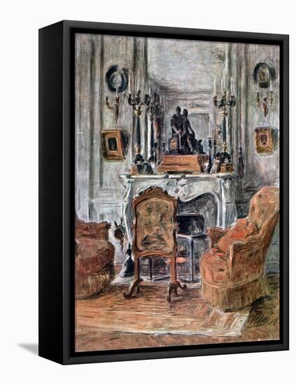 The Living Room, 1900-Etienne Moreau-Nelaton-Framed Stretched Canvas