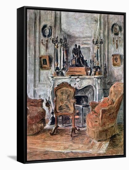 The Living Room, 1900-Etienne Moreau-Nelaton-Framed Stretched Canvas