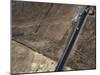 The Lizard Geoglyph, aerial view, Nazca, UNESCO World Heritage Site, Ica Region, Peru, South Americ-Karol Kozlowski-Mounted Photographic Print