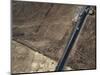 The Lizard Geoglyph, aerial view, Nazca, UNESCO World Heritage Site, Ica Region, Peru, South Americ-Karol Kozlowski-Mounted Photographic Print