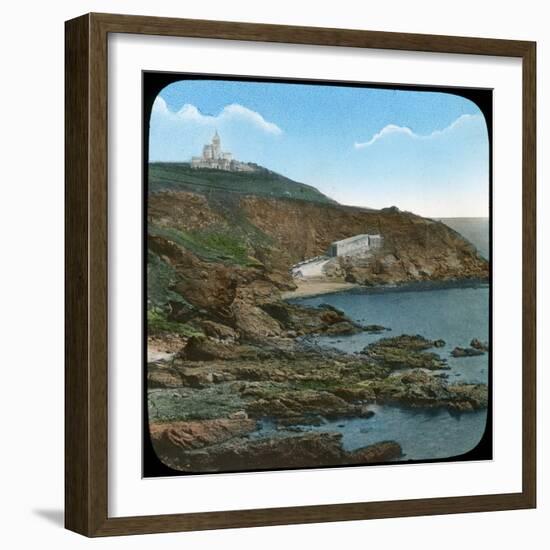The Lizard Lighthouse, Cornwall, Late 19th or Early 20th Century-null-Framed Giclee Print