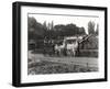 The Llama Ride - Once a Feature at Zsl London Zoo, September, 1923-Frederick William Bond-Framed Photographic Print