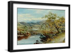 The Lledr Valley, Capel Curig-William Henry Mander-Framed Giclee Print