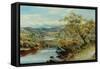 The Lledr Valley, Capel Curig-William Henry Mander-Framed Stretched Canvas