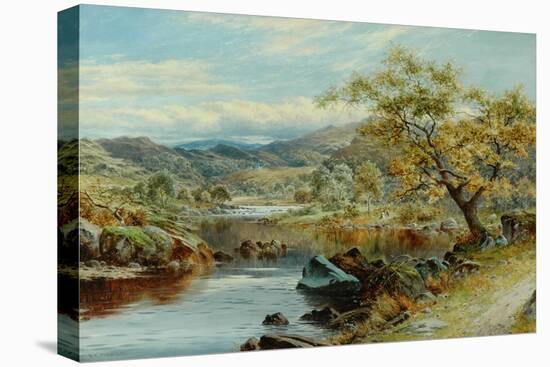 The Lledr Valley, Capel Curig-William Henry Mander-Stretched Canvas