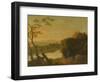 The Ller Valley, North Wales-Richard Wilson-Framed Giclee Print