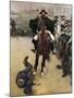 The Loading-Ramon Casas i Carbo-Mounted Art Print