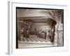 The Lobby and Registration Desk at the Hotel Victoria, 1900 or 1901-Byron Company-Framed Giclee Print