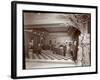 The Lobby and Registration Desk at the Hotel Victoria, 1900 or 1901-Byron Company-Framed Giclee Print