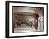 The Lobby and Registration Desk at the Hotel Victoria, 1900 or 1901-Byron Company-Framed Giclee Print