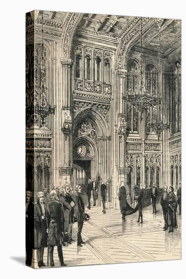 The Lobby of the House of Commons, C1910-null-Stretched Canvas