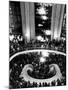 The Lobby of the Metropolitan Opera, Lincoln Center, New York City, 1960's-null-Mounted Photo