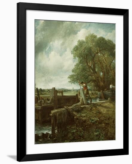 The Lock, 1824-John Constable-Framed Giclee Print