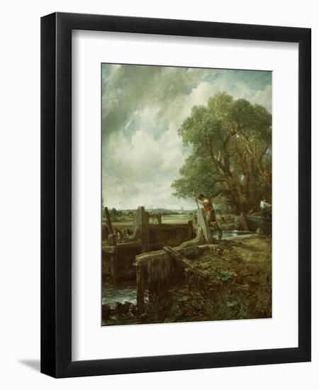 The Lock, 1824-John Constable-Framed Giclee Print