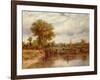 The Lock at Dedham-Friedrich Overbeck-Framed Giclee Print