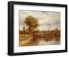 The Lock at Dedham-Friedrich Overbeck-Framed Giclee Print