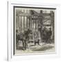 The Lock-Out in South Wales, Bringing Up Horses from the Castle Pit, Cyfarthfa-null-Framed Giclee Print