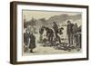 The Lock-Out in South Wales, Miners Breaking Stones on the Brecon Road-null-Framed Giclee Print