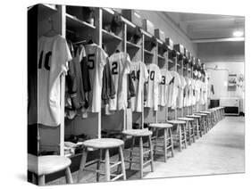 The Locker Room of the Brooklyn Dodgers-null-Stretched Canvas