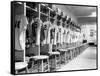 The Locker Room of the Brooklyn Dodgers-null-Framed Stretched Canvas