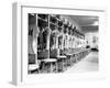 The Locker Room of the Brooklyn Dodgers-null-Framed Premium Photographic Print