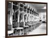 The Locker Room of the Brooklyn Dodgers-null-Framed Photographic Print