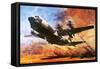 The Lockheed Hercules-Graham Coton-Framed Stretched Canvas