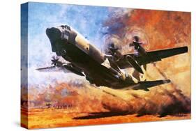 The Lockheed Hercules-Graham Coton-Stretched Canvas