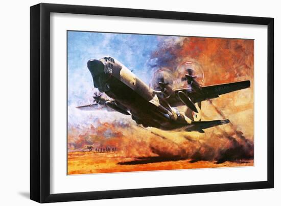 The Lockheed Hercules-Graham Coton-Framed Giclee Print