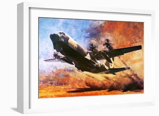 The Lockheed Hercules-Graham Coton-Framed Giclee Print