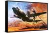 The Lockheed Hercules-Graham Coton-Framed Stretched Canvas