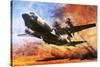 The Lockheed Hercules-Graham Coton-Stretched Canvas