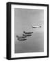 The Lockheed T2v-1 Seastar Teaming up with the Blue Angels Stunt Team-null-Framed Photographic Print